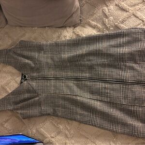 Forever 21 Black and White Plaid Jacket